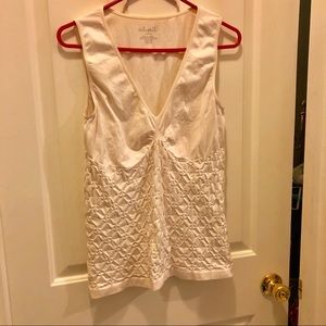 Off-white, deep V tank top, Will Smith